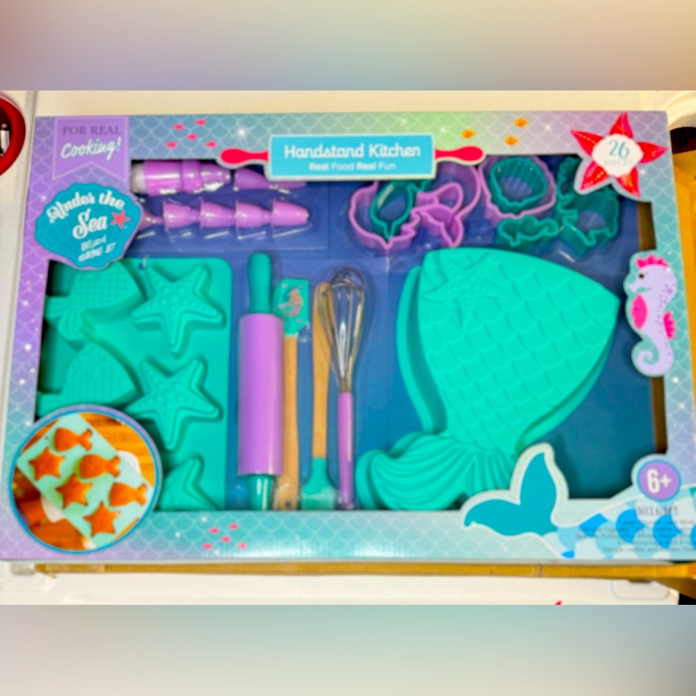 Bake set children mermaid bake set